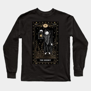 The Hermit Tarot Card Long Sleeve T-Shirt